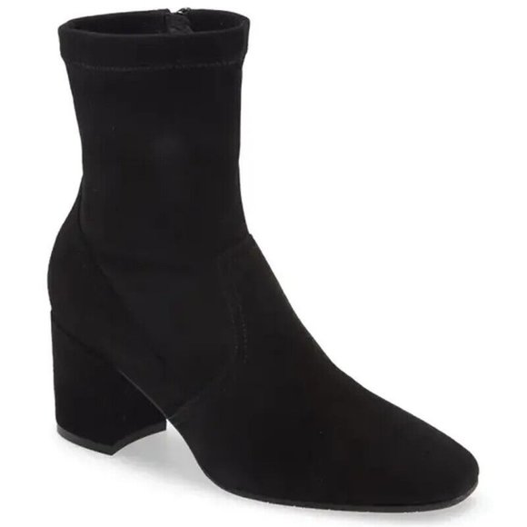 Aquatalia Dayana Water Resistant Stretch Bootie Black Size 10 - Picture 1 of 8